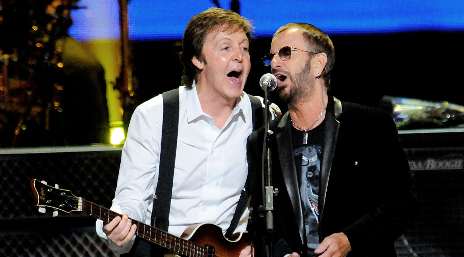 Sir Paul McCartney and Ringo Starr